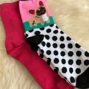 Inspired Closet Accessories - NWT 4 Pair of Cute Pug Socks Inspired Closet Accessories - NWT 4 Pair of Cute Pug Socks